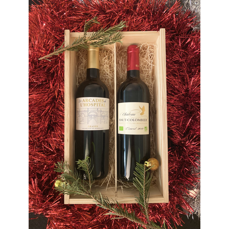 Coffret de vins de Bordeaux 100% Bio