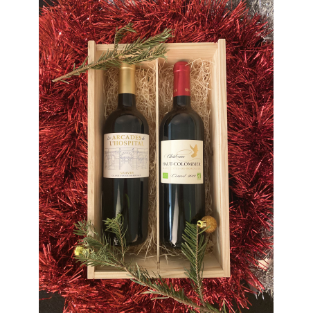 Coffret de vins de Bordeaux 100% Bio